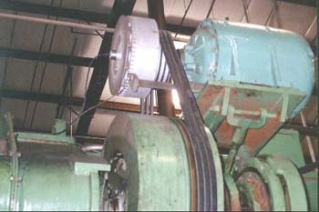 Belt configuration of Payback Drive on punch press